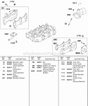 Intake Manifold Exhaust Manifold AC Adapter Diagram and Parts List for 437447-0205-E2  Briggs and Stratton Engine